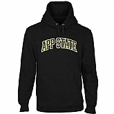 Men's Appalachian State Mountaineers Arch Name Pullover Hoodie - Black,baseball caps,new era cap wholesale,wholesale hats